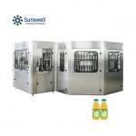 Beverage Juice Filling Machine Electric Driven For 330 - 2250ml Bottle Volume for sale
