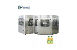 China Beverage Juice Filling Machine Electric Driven For 330 - 2250ml Bottle Volume supplier