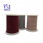 Red Blue Color Copper Litz Wire 2USTC-F 30*0.07mm Nylon Polyester Served for sale