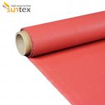 3784 Red Silicone Coated Fiberglass Fabric Welding Blanket Roll for sale