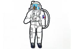 China Classic NASA Custom Made Patches Space Pilot White Iron On Patches supplier