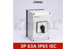 China Triple Pole 63A Rotary Cam Selector Switch Waterproof IP65 IEC standard supplier