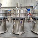 500 Mesh Rotary Vibrating Screen Sieve Shaker Separator Machine