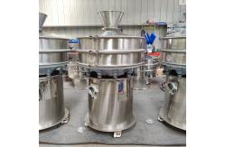 China 500 Mesh Rotary Vibrating Screen Sieve Shaker Separator Machine supplier