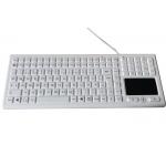 Medical Silicone Waterproof Keyboard 122 Functional Keys Backlight German Layout for sale
