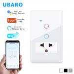 118 Type 2 Gang Wifi smart Switch and Tailand/Vietnam Socket with App Remote Control for sale