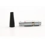 FGB.1B.304 Lemo Cable Connectors 4pin Keying B 60degree Male Plugs With Female Pins for sale