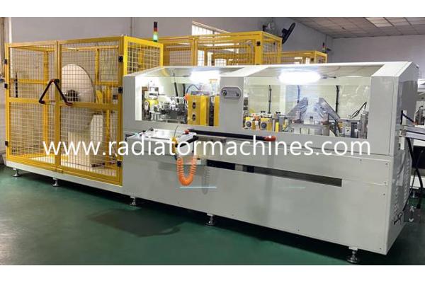 300M/Min Double Tray Aluminum  Radiator Fin Machine