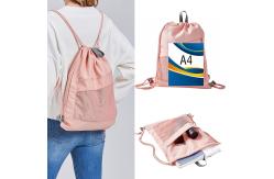 China Lightweight Waterproof Drawstring Backpack Gym Cinch Bag – String Backpack for Women Girls supplier