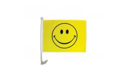 China Smile Flagolden car flags screen printed high quality supplier