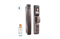 China Coffee Gold Face Id Smart Lock S937MAX Face Recognition Smart Lock supplier