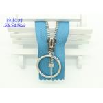 Heavy Duty Metal Jacket Zippers 3# / 4# / 5# , 20 / 25 / 30 Inch Y Teeth Metal Zipper for sale