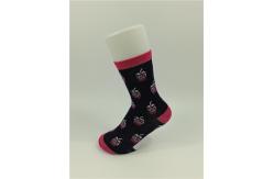 China Custom Made Pattern Knitted Kids Cotton Socks With Anti Bacterial Material supplier