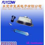 14 24 36 50 Pin Solder Female Receptacle Type Centronix Connector with 180 degree Metal Cover for sale