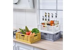 China Folding CE Plastic Household Storage Containers For Kitchen Stackable Reusable supplier
