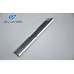 Silver Polishing Aluminum Extrusion Profile For Floor Strip 6060 T6 for sale
