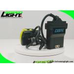 25000lux Brightness Coal Mining Helmet Lights Yellow Shell ABS Anti Cracked IP68 Waterproof