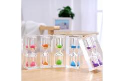 China Custom Acrylic Sand Timer  1/3/5 Minute Tea Hourglass Timer supplier