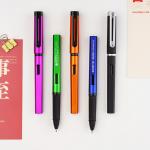 Multi Color Plastic Creative Gel Ink Pen Metallic Painting Advertising Signature Pen for sale