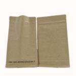 Flat Bottom Pouch Biodegradable Customized Paper Bags for sale