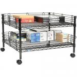 Standard Size Mobile Rack Unit / Lightweight Office Table Shelving for sale