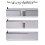 Aluminum Linkable Linear LED Light Fixtures AC100V-240V High CRI Ra 80 for sale