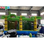 Zoo Themed Inflatable Bounce House Children'S Playground Water Slide
