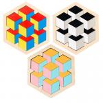 Children Baby Developmental Toys Geometric Jigsaw Puzzle Early Education Toy for sale