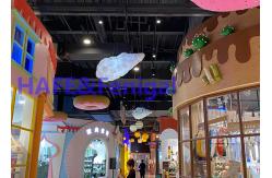 China Soft Floating Clouds Pendant Balloon Light Romantic Droplight Silk Cotton Hanging Lamp supplier