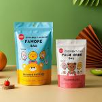 Budget-Friendly Custom Child Resistant Mylar Bags Multi-Layer Barrier For Snacks Wholesale for sale