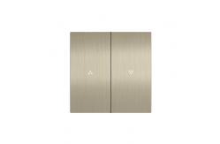China UK Square Box Curtain Control Switch 86mmx86mm for Connecting power supplier