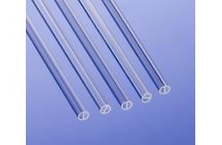 China Transparant Surface Scientific Glassware Continue Melting Method Processed Quartz Test Tube supplier