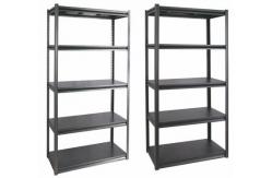 China 150kg Adjustable Steel Long Span Shelving With Column Slot Design supplier