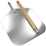 Aluminum Blade Detachable Wooden Handle Pizza Oven Shovel 83cm Pizza Shovel Square Aluminum Pizza Peel for sale