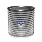 China Stainless Steel Wedge Wire Slotted Paper Making Pressure Screen Basket manufacturer