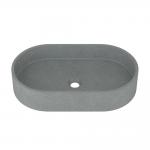 Mottled Bluish Gray Pop Up Art Concrete Wash Basin For Home Decoration Drainage Bathroom Sinks for sale