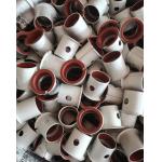 Steel Backed Red PTFE Flanged DP4 Composite Bushings for sale