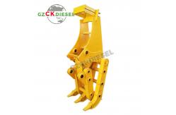 China Customized Universal Mechanical Steel Gripper For Excavator supplier