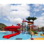 OEM Aqua Park Playground Water Slide Fiberglass Big Water Bounce House for sale