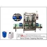 5L - 25L Plastic Drum Bottle Capping Machine With Full Automatic Single Head 750pcs / Hour for sale