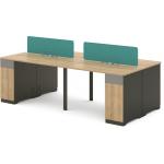 2.4M / 2.8M Table Partition Divider Wooden With Four Seats for sale