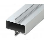 6063 Silver Anodized Extruded Aluminum Windors Profiles for Sliding Windows Frame for sale