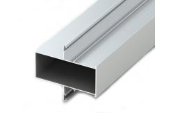 China 6063 Silver Anodized Extruded Aluminum Windors Profiles for Sliding Windows Frame supplier