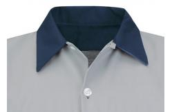 China Summer Blend Cotton Uniform Work Shirts Customization Embroidery supplier