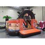 0.5mm PVC Tarpaulin Inflatable Pirate Ship Water Slide Kids Playing for sale