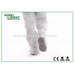 Waterproof White Disposable Overshoe Covers Protective Non-Slip For Keep Clean for sale