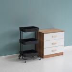 ISO Rolling Organizer Cart 3 Tier Storage Trolley On Wheels