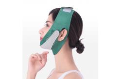 China Washable V Line Elastic Face Slimming Bandage Infrared Fabric Material supplier