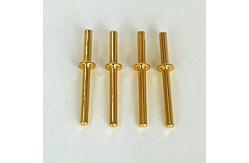 China Gold Plating Brass Machined Pins 1.6x20mm For CNC Vertical Machining Center supplier