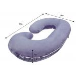 C Shaped 135*70cm Maternity Pregnancy Pillow 100% Polyester Filling for sale